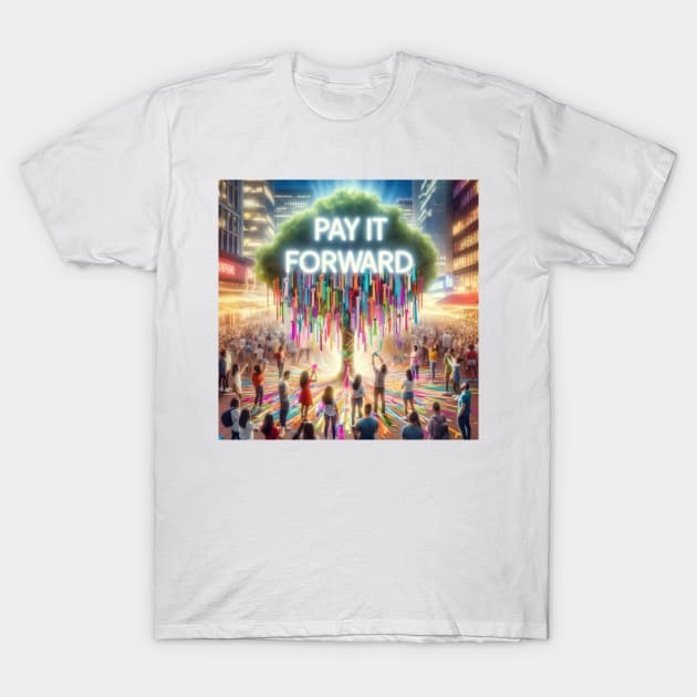 Pay It Forward T-Shirt by TooplesArt